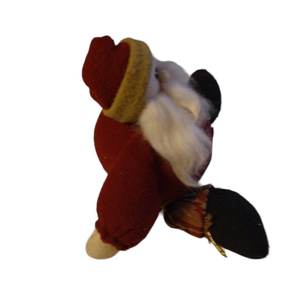 MELISSA ANN PLUSH/BEANBAG PLUSH SITTING SANTA TAPESTRY DECORATION CB2 - Picture 5 of 5